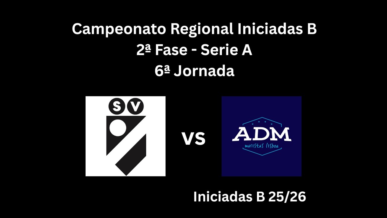 Campeonato Regional Iniciadas B - Divisão C / 2ª Fase / Série A - 6ª Jornada