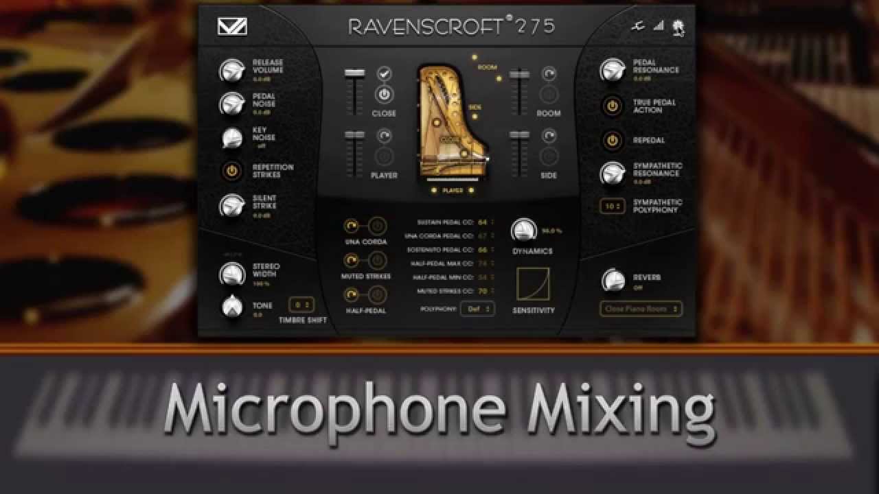 Ravenscroft 275 by VI Labs. Microphone Posittions
