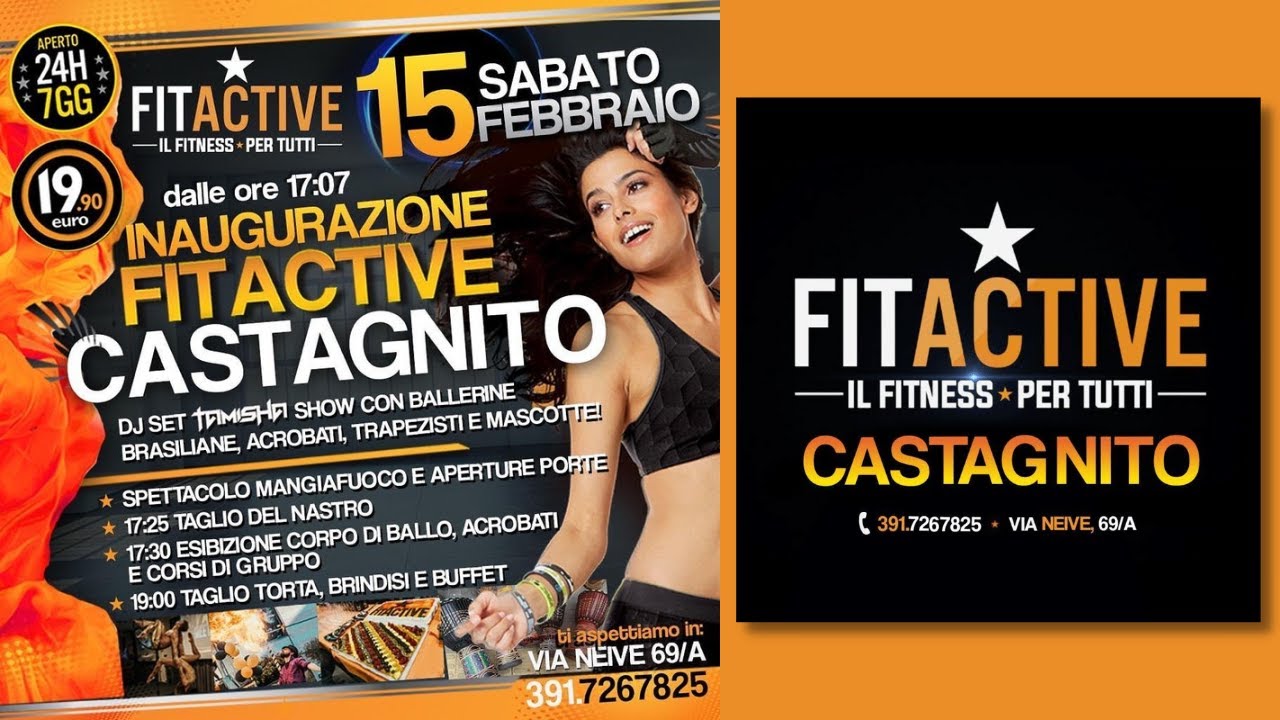 🔥Inaugurazione FitActive Castagnito🔥