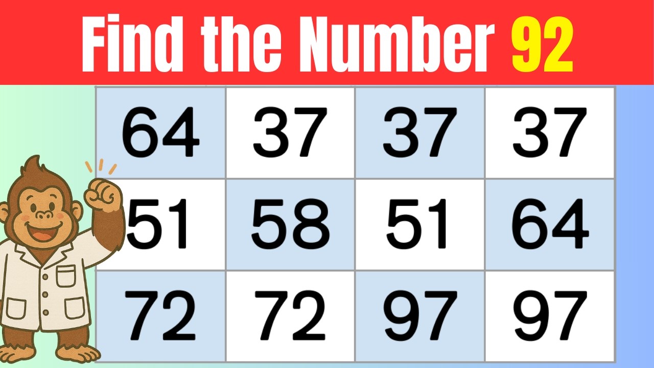 Find the Matching Number : Daily Brain Puzzle Challenge