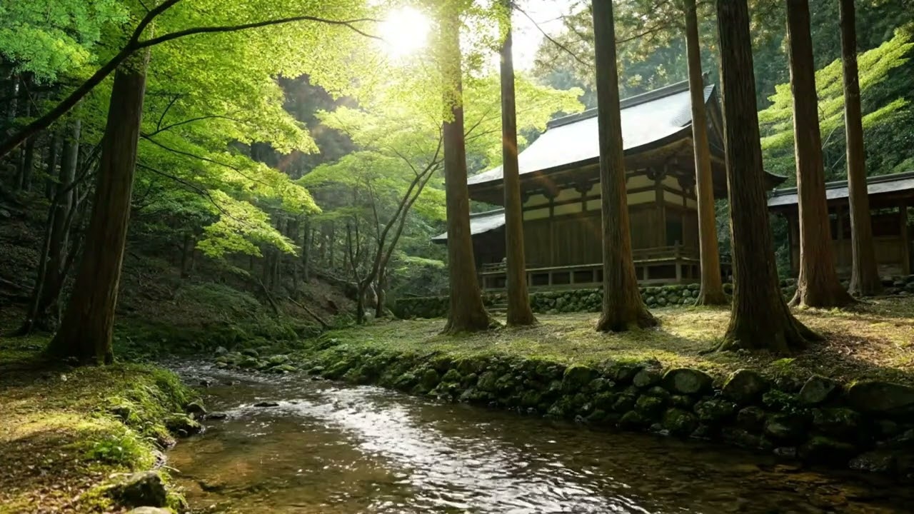 🌿 Nature Relaxation — Forest River Sounds & Piano for Sleep, Study & Calm Mind 🌊