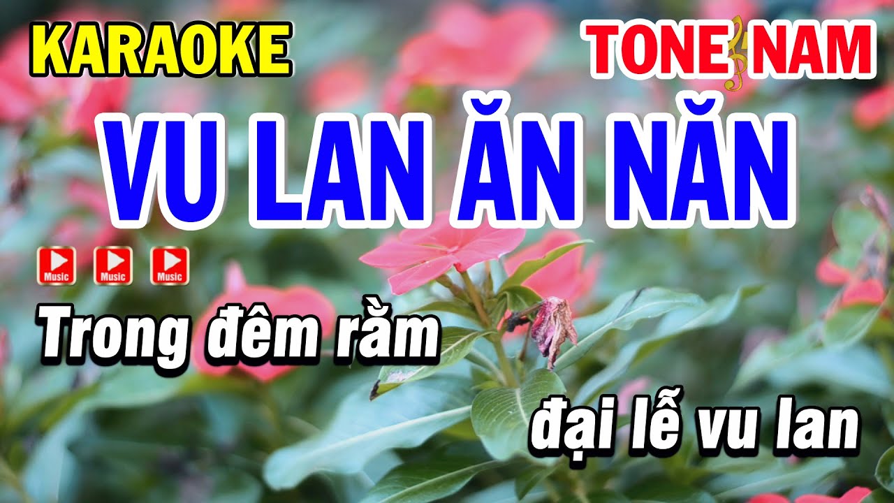 Karaoke Vu Lan Ăn Năn Tone Nam ( Đoàn Lâm ) Hót Tiktok - Karaoke Phi Long