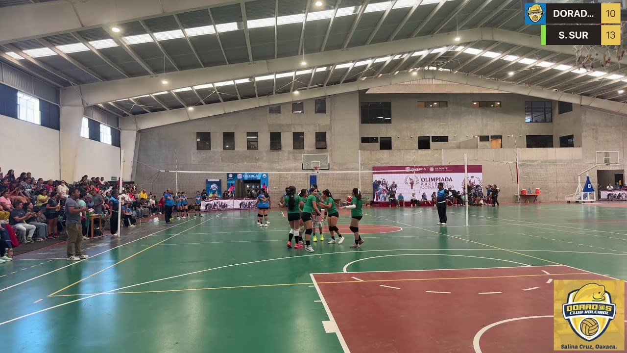 CONADE ESTATAL VOLEIBOL FEM CAT 12-13 DORADAS VS  SIERRA SUR - 4os. FINAL
DORADAS VS S. SUR