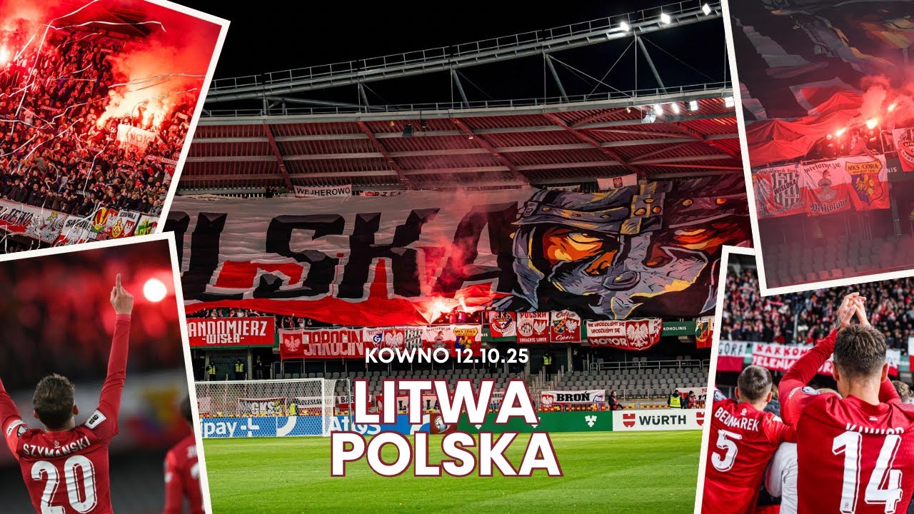 LITWA vs POLSKA 🇵🇱POLSCY KIBICE W KOWNIE 🔥🧨 12.10.25 POLISH FANS IN KOWNO 📢 LITHUANIA vs POLAND