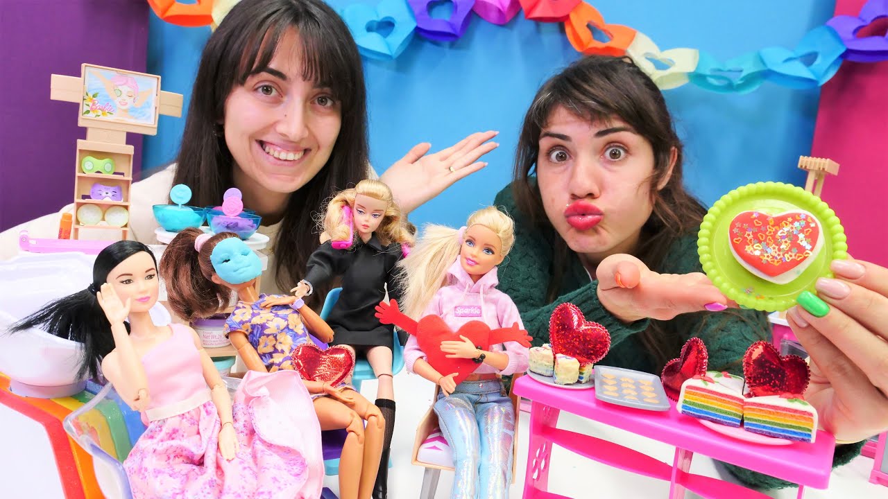 Sevcan ve Ümit ile Sevgililer Günü için hazırlık Maceraları💝💝💝 Barbie videoları
