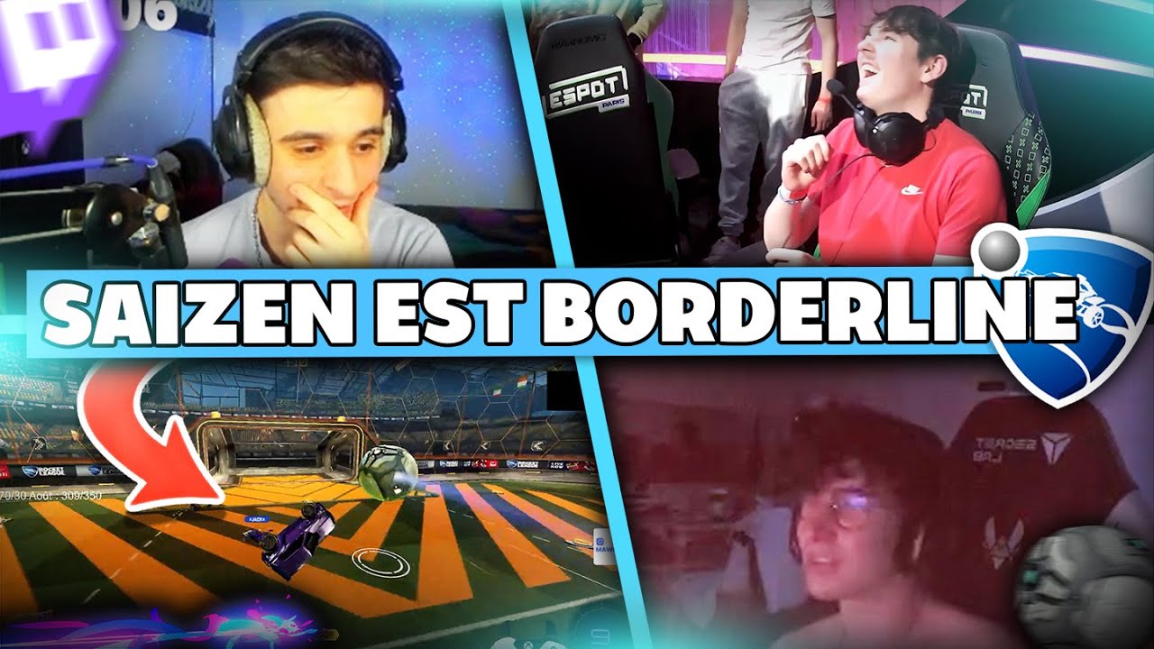 MAWKZY COUPE LE LIVE AVEC SAIZEN - Best of Rocket League FR #387 Réactions