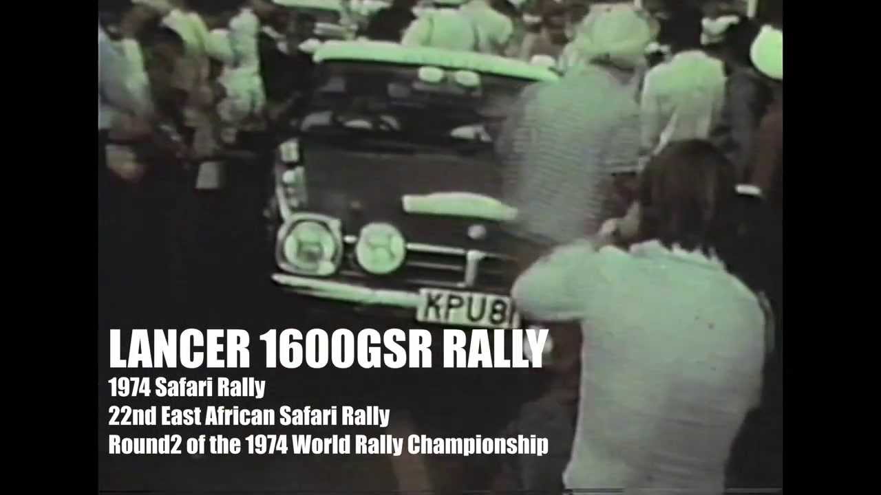 MITSUBISHI Lancer, entered in 1974 Safari Rally