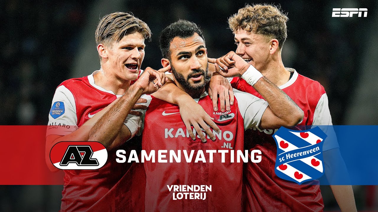 ⚽️ VANGELIS PAVLIDIS met een HATTRICK 💥🔥 | Samenvatting AZ - sc Heerenveen