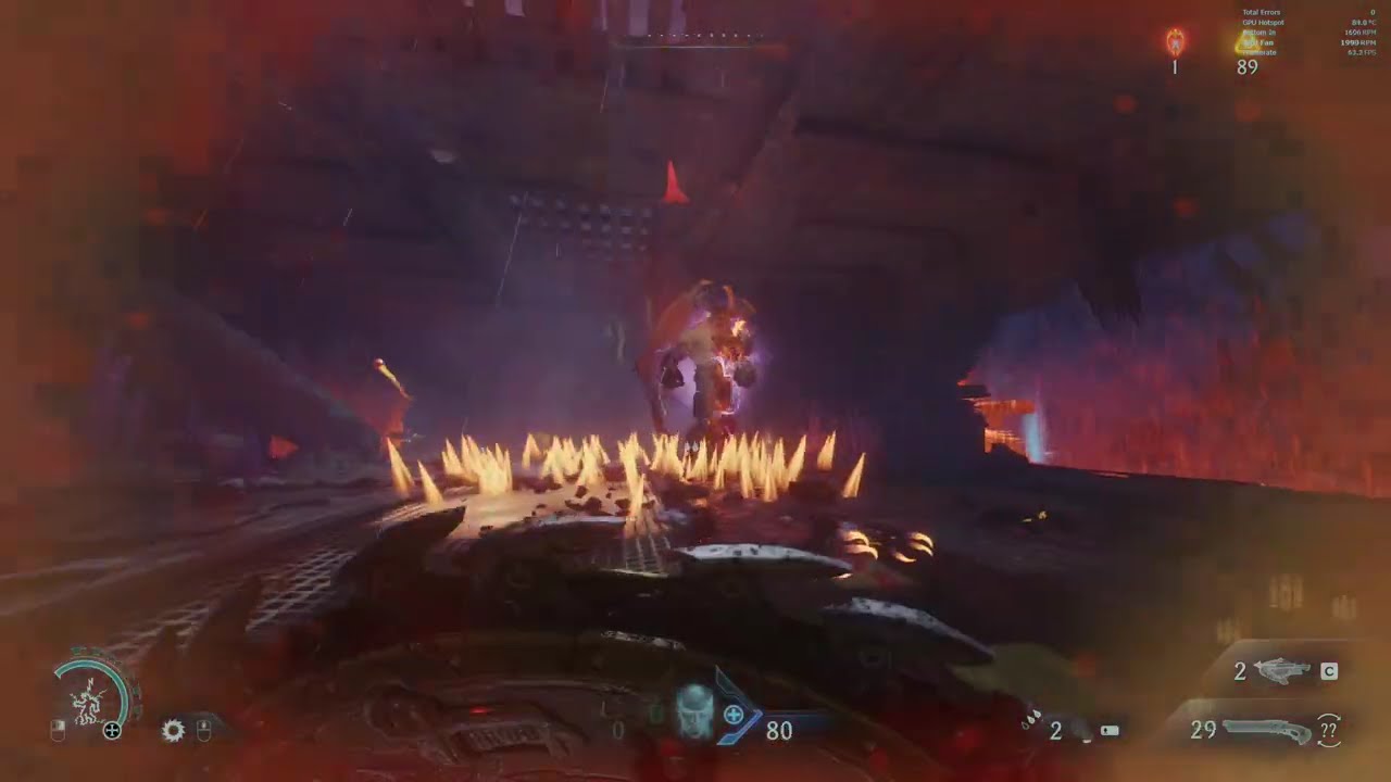 Doom: The Dark Ages - Temple of Lomarith secret fight - nightmare