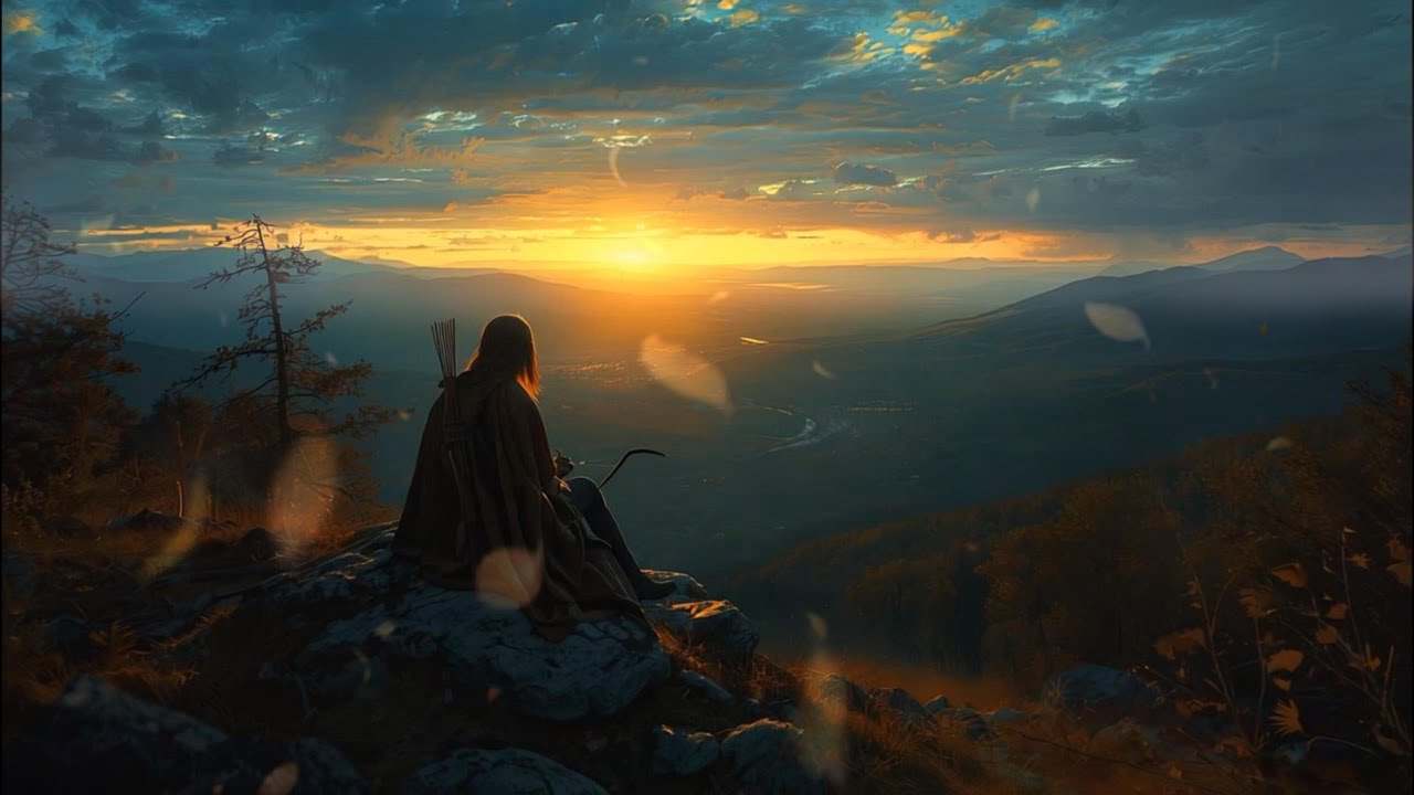 🎻 Ancient Celtic Ambience at Sunset 🌄 | Epic Fantasy Relaxing Music for Deep Peace & Inner Journey