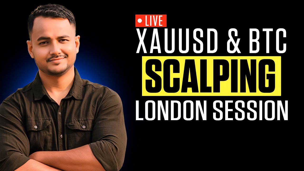 Bitcoin & XAUUSD Live Trading Today | Gold Scalping | ICT Liquidity I 13.01.2026 