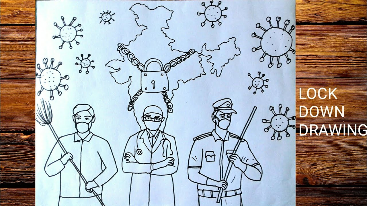 Coronavirus drawing||tribute to fighters of coronavirus drawing