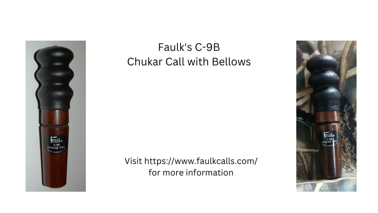 Faulk's C-9B Chukar Call w/Bellows