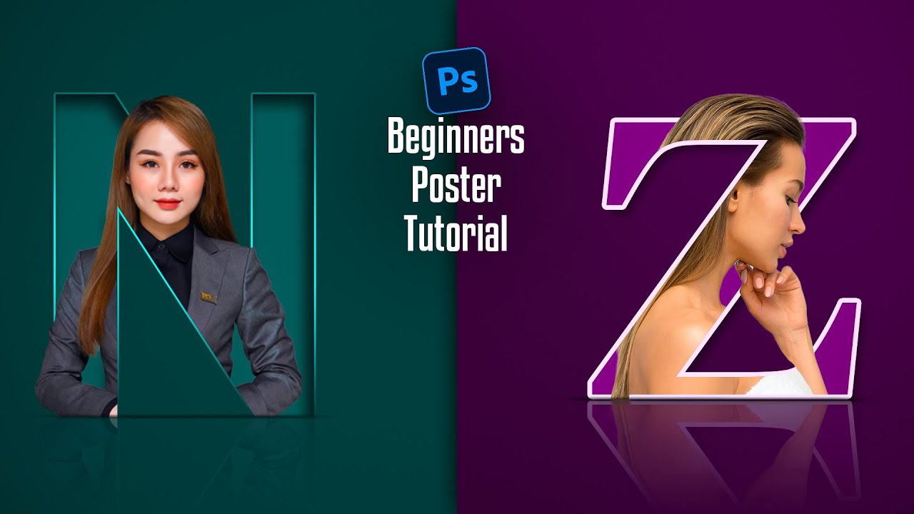 Poster Design in Photoshop | How to Create STUNNING Letter Posters