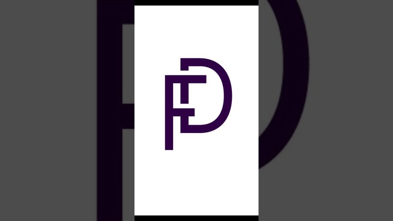 Monogram Letter Mark Logo Idea#shortsfeed #shortsvideo