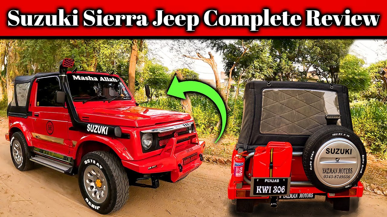 1986 Model Suzuki Sierra jeep Complete Detail and Review | Suzuki Jimny  Sierra Modified in Pakistan