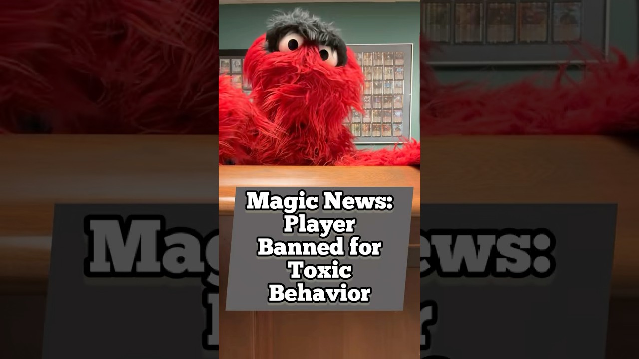Magic the Gathering News: Player Banned for Toxic Behavior #tcg #mtg #magicthegathering