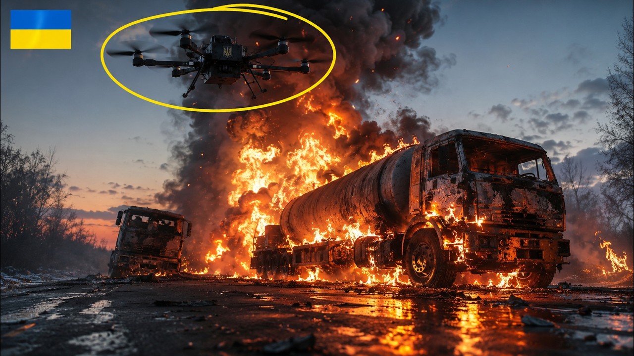 Vampire Regiment Erased Russia's 19-Truck Fuel Convoy at Rovenky in 34 Minutes
