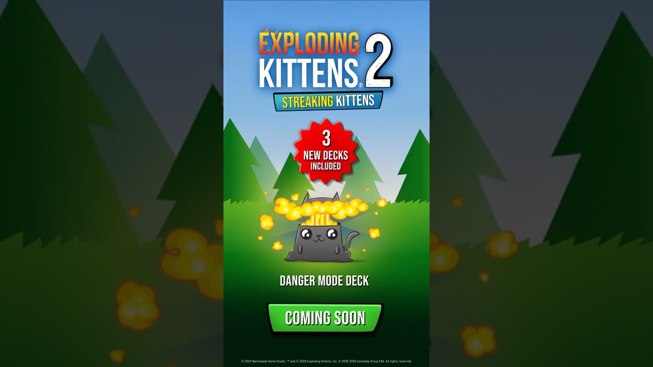 🐱 EXPLODING KITTENS&reg; 2: STREAKING KITTENS | DANGER MODE