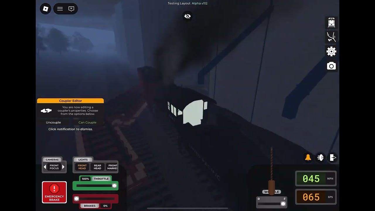 UP 4442 colliding with a freight train on the high iron 