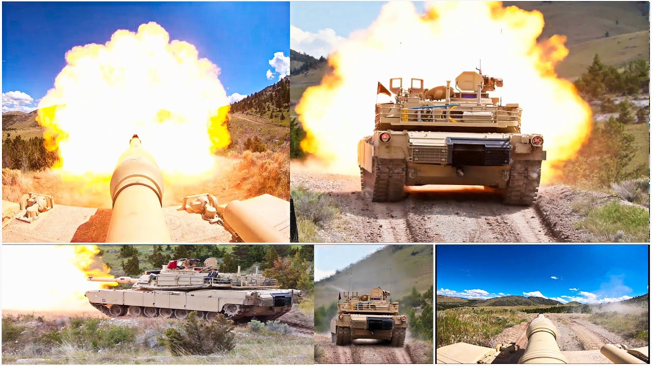 Tank Gunner POV: Inside a REAL Battle Tank Firing at Targets