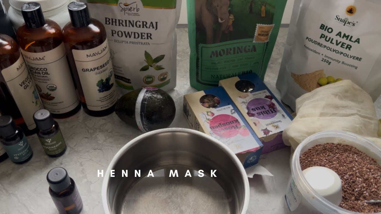 Sidaan u sameeyo Cilaanka Timaha (Henna Hair Mask)