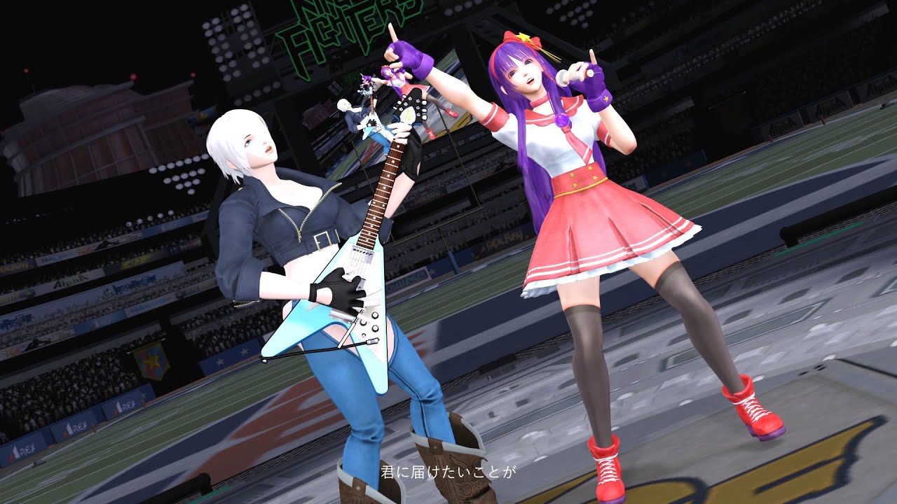 【MMD 4K】 Tell Your World  THE KING OF FIGHTERS  Athena Angel アテナ アンヘル KOF ザ・キング・オブ・ファイターズ