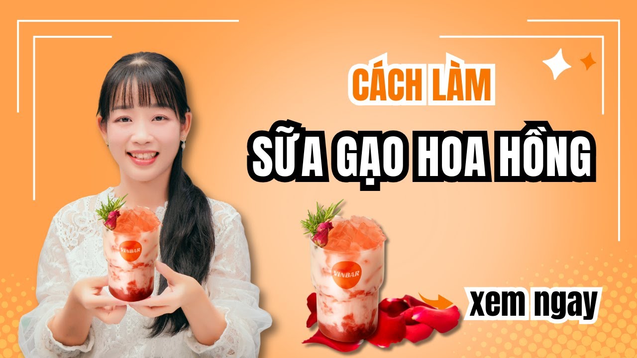 Hướng Dẫn Cách Làm Công Thức Sữa Gạo Hoa Hồng 🌾🌹| Rose Rice Milk Tea