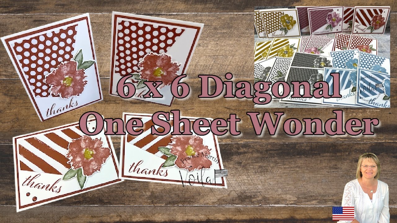 6 x 6 Diagonal One Sheet Wonder