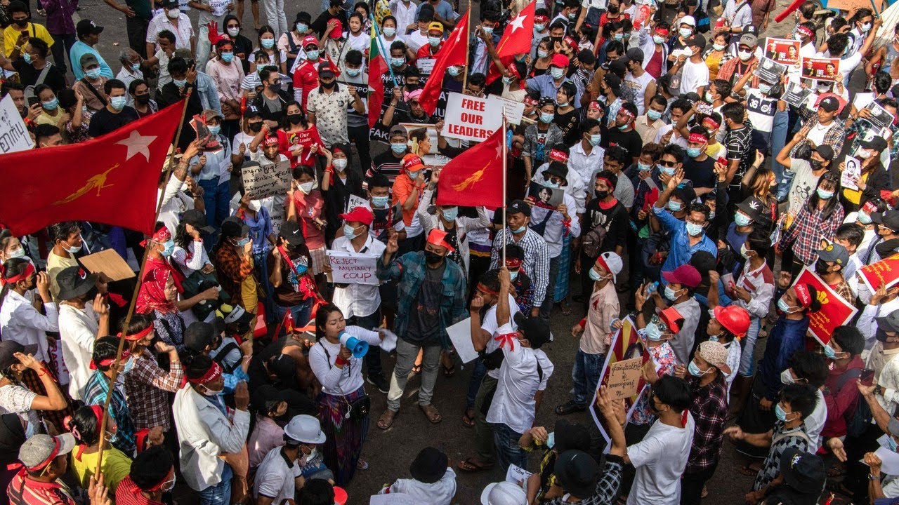 Thousands defy nighttime curfew in Myanmar, with three more killed