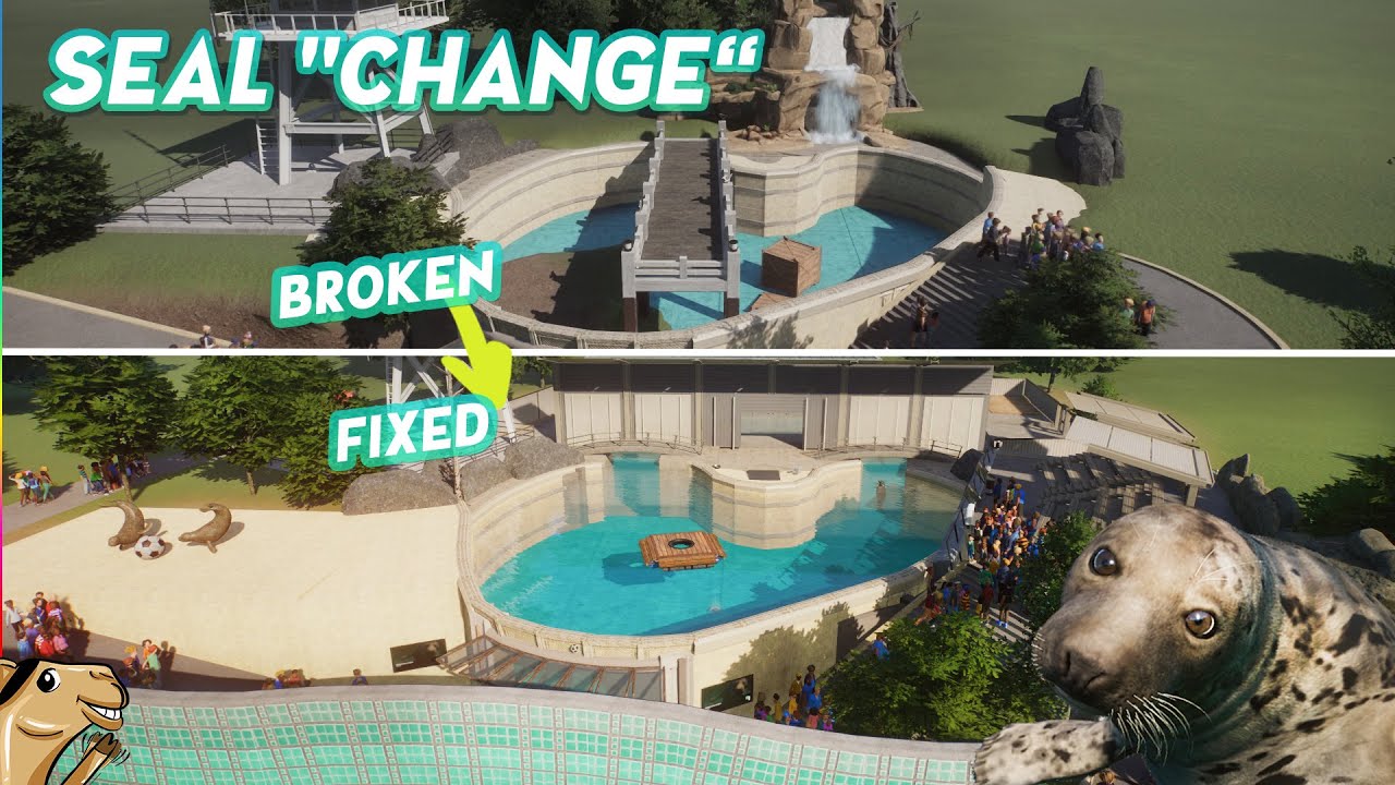 Seal Changed! A non leaking pool for Seals in The Lost Aqualand Project - Planet Zoo 02