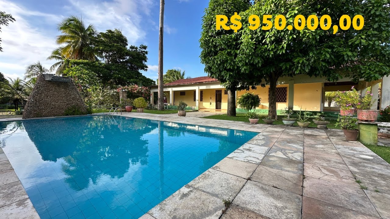 Sítio com 6.500m2 de terreno 4 dormitórios em Aquiraz/Eusebio