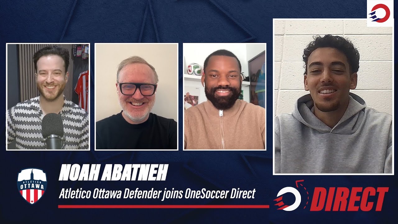 NOAH ABATNEH on CanMNT 🇨🇦 debut & Atlético Ottawa vs Nashville, Toronto FC 🎙️ | OneSoccer Direct ⤴️