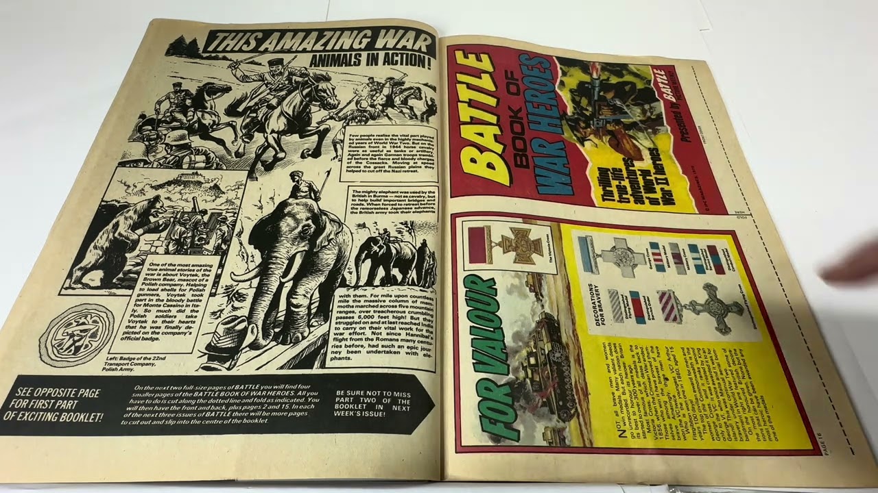 Vintage 1975 Battle Picture Weekly Issue No. 3 With Free Gift - Boys Comic Every 22nd March 1975