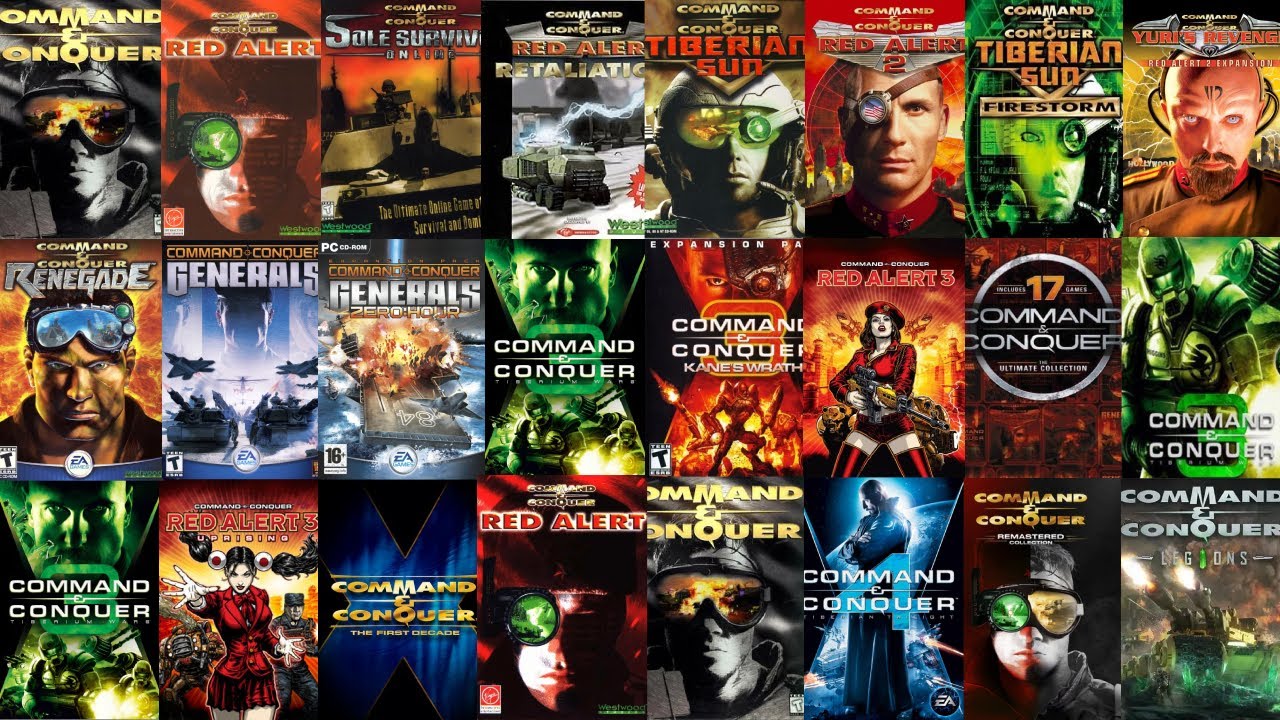 Evolution of Command & Conquer Games (1995&ndash;2026)