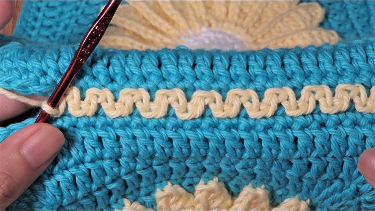 Join Squares Idea in Crochet No2 | Castle Line Slip Stitch Join