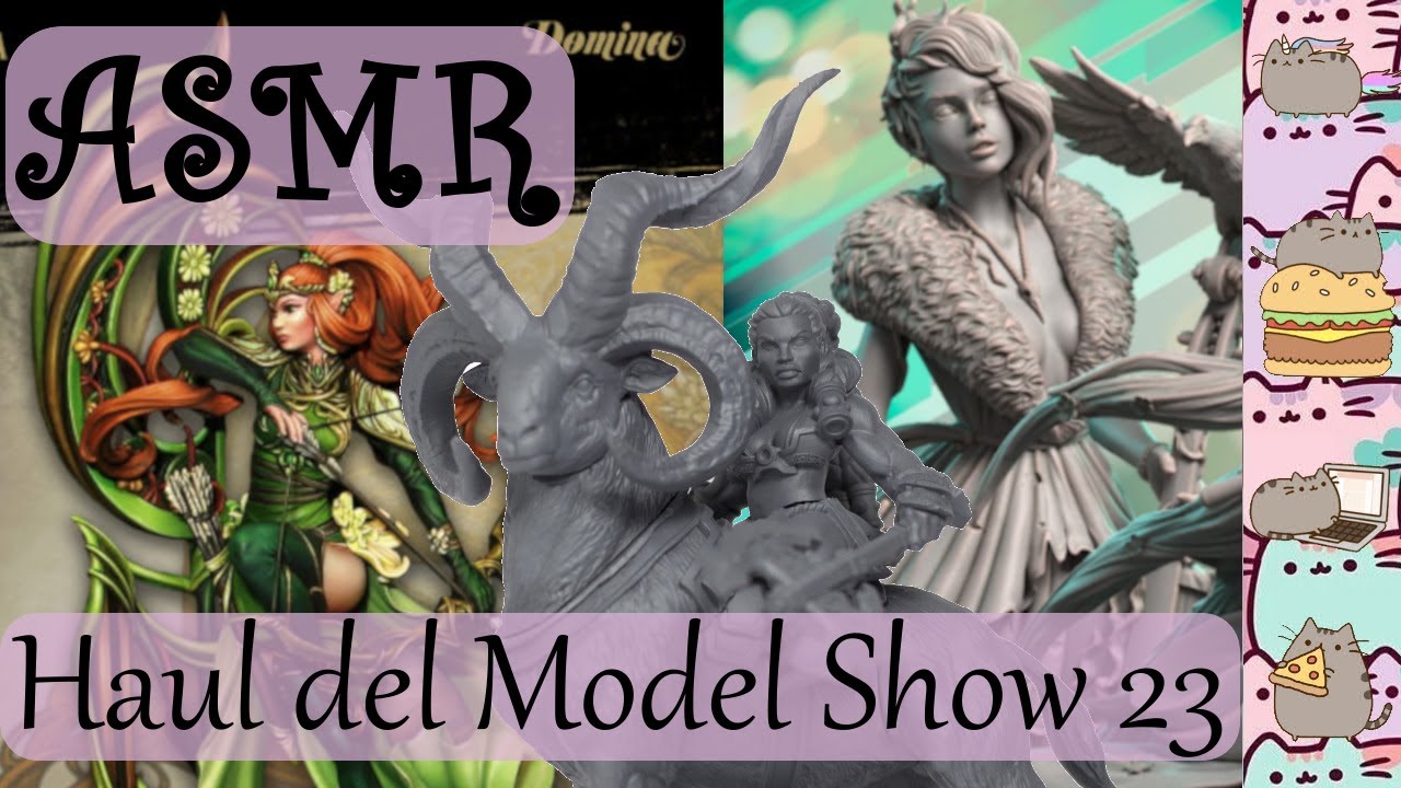 ASMR (Español): enseñando mis compras del Model Show 23