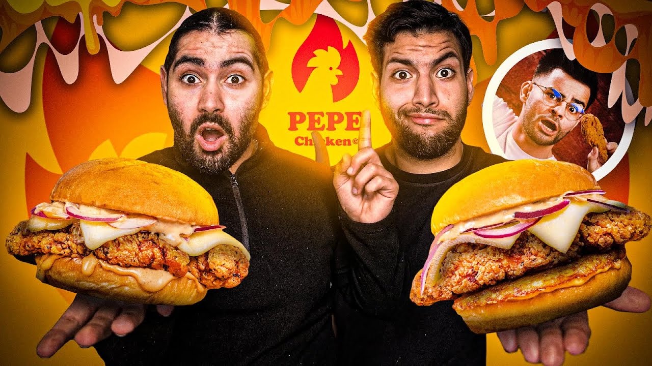 ON DECOUVRE LES NOUVEAUX BURGER DE CHEZ PEPE CHICKEN !! (ils sont  trop bons !! )