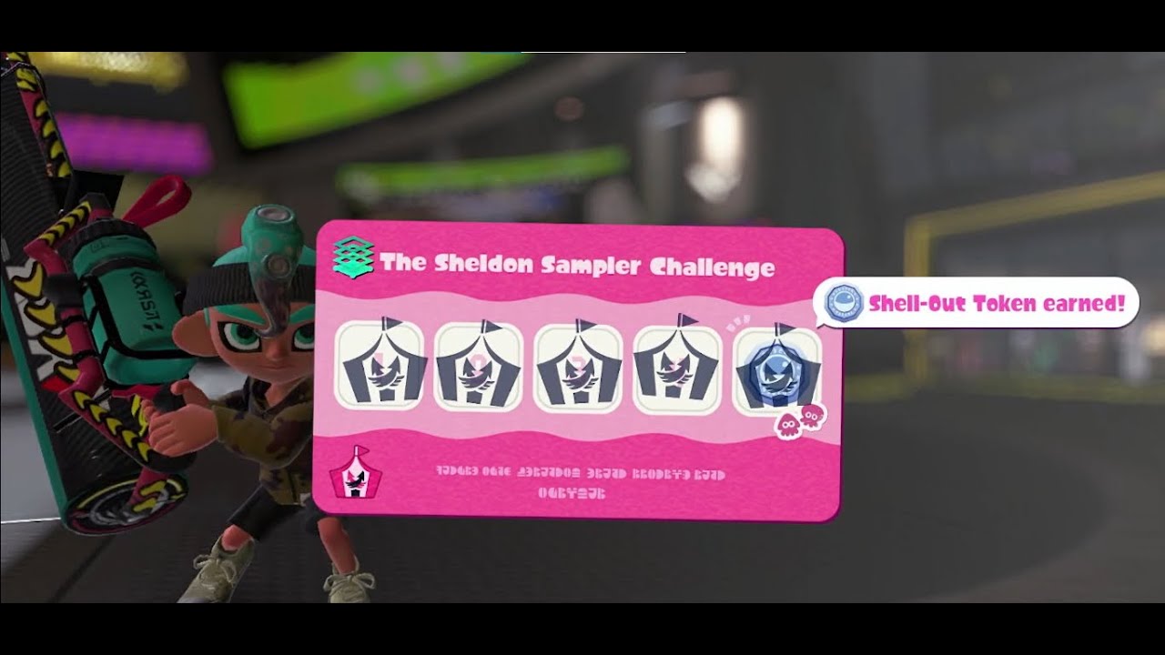 Splatoon 3 Sheldon's Sampler Challenge