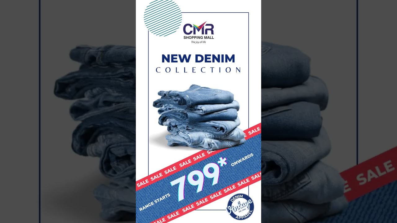 Rock the denim style with our jeans and jackets | CMR Shopping Mall