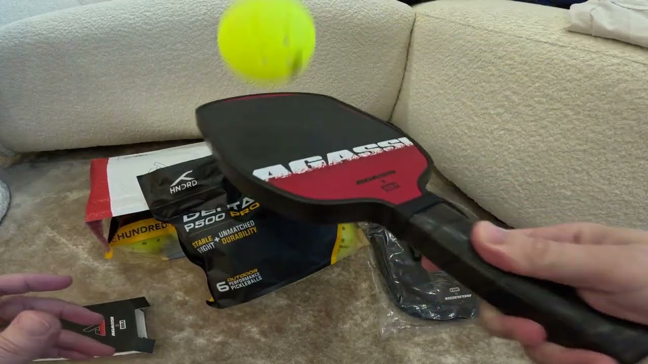 РАСПАКОВКА РАКЕТКИ ДЛЯ ПИКЛБОЛА!! ЛОПАТКА ДЛЯ ПИКЛБОЛА JOOLA AGASSI EDGE 16MM