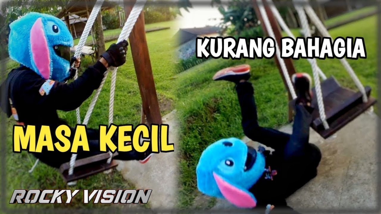 Diliatin Orang Masuk Taman Pake Helm, Main Ayunan Sampe Jatoh! | Motovlog Bali