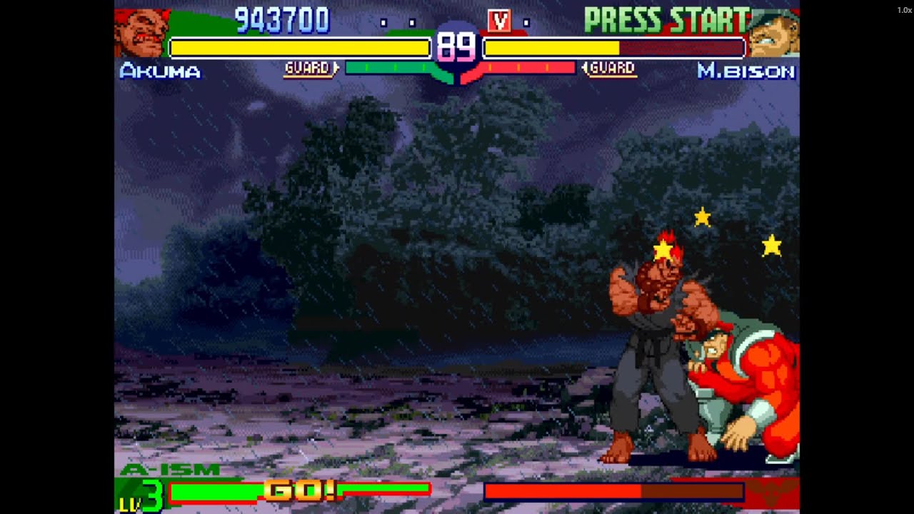 AKUMA &mdash; The Master of the Satsui no Hado! | Street Fighter Alpha 3 Retro Gameplay