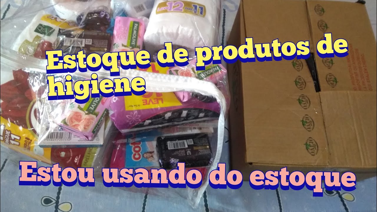 ESTOQUE DE PRODUTOS DE HIGIENE,ATUALIZADO (2022)