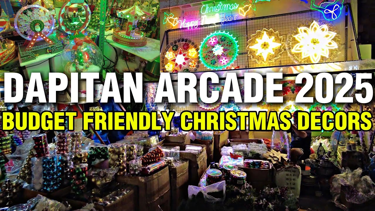 DAPITAN ARCADE QUEZON CITY PHILIPPINES🇵🇭CHEAPEST TIANGE CHRISTMAS DECORS