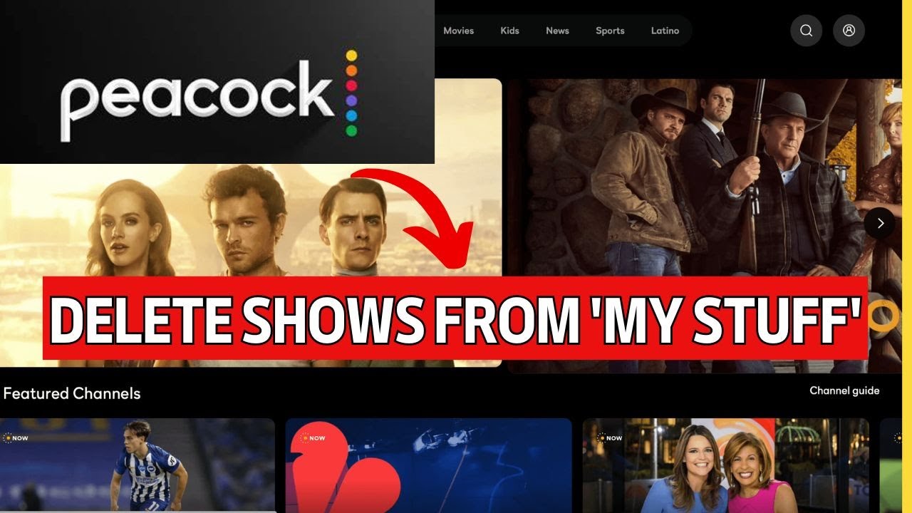How to Delete Shows from My Stuff on Peacock TV 2024?