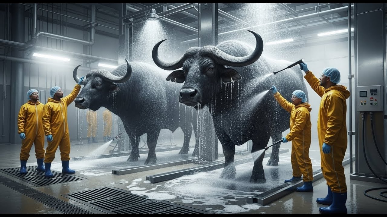 Inside the WORLD&rsquo;S Massive BUFFALO LEATHER Factory || Full Process