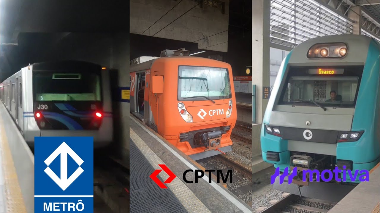Compiladão de Vídeos de Trens da CMSP CPTM e MOTIVA (2020-2025)