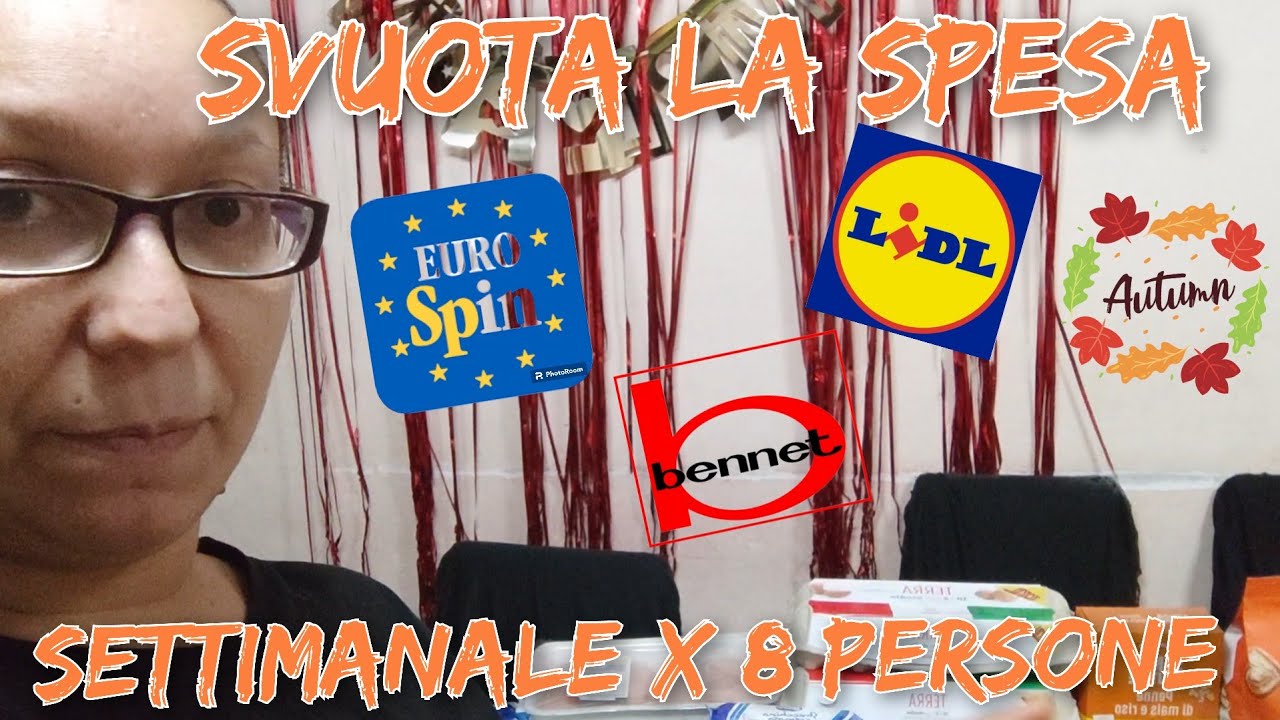 🛒SVUOTA la SPESA SETTIMANALE di LIDL, EUROSPIN e BENNET🛒