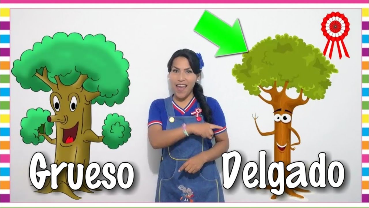 GRUESO - DELGADO para ni&ntilde;os de Inicial / Clases Virtuales
